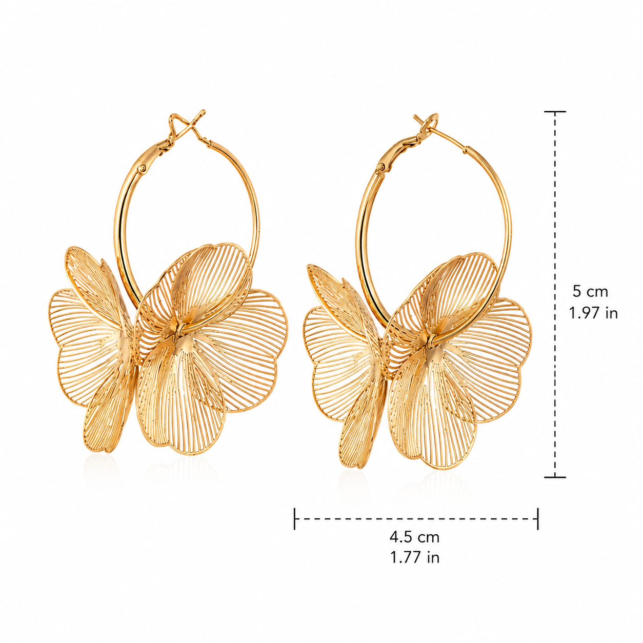 Bloom Hoop Earrings