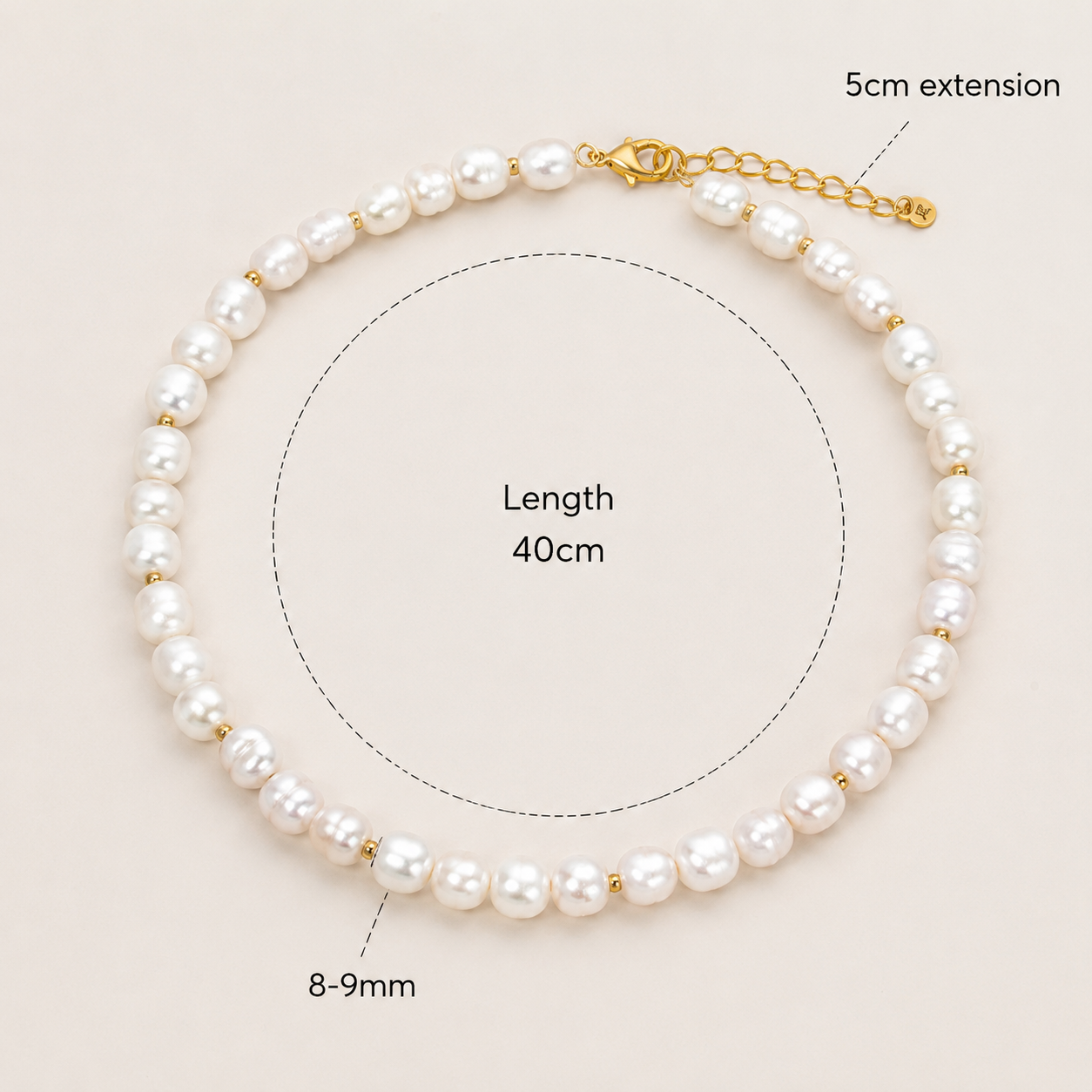 Stella Baroque Pearl Necklace