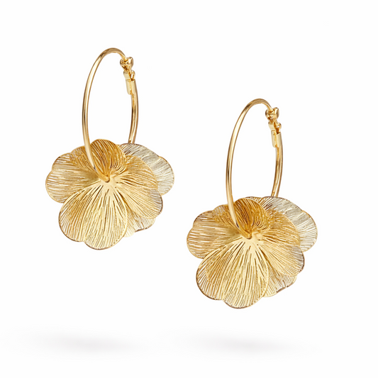 Bloom Hoop Earrings
