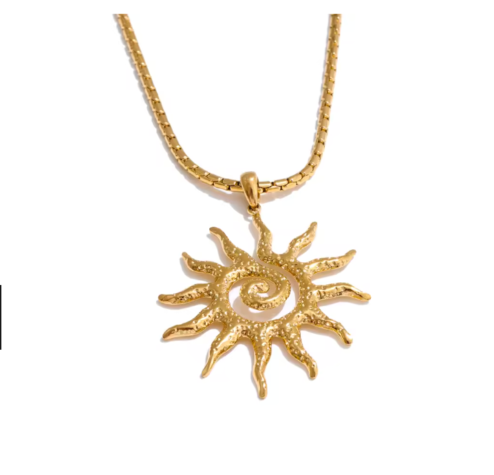 Sun Charm Jewelry Set