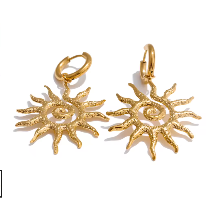 Sun Charm Jewelry Set