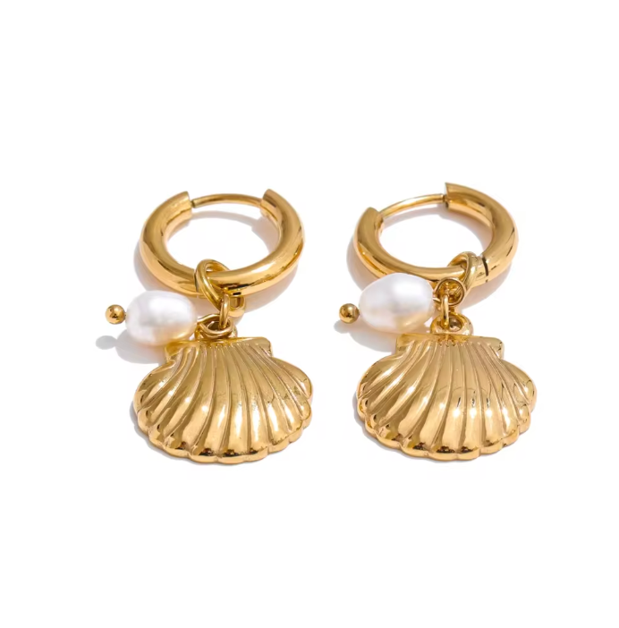 Charm Hoop Earrings