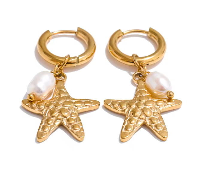 Charm Hoop Earrings