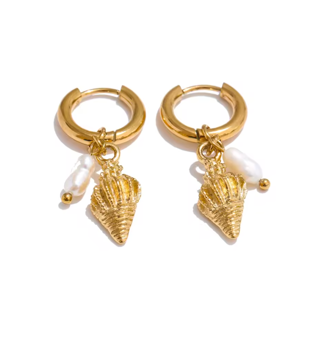 Charm Hoop Earrings