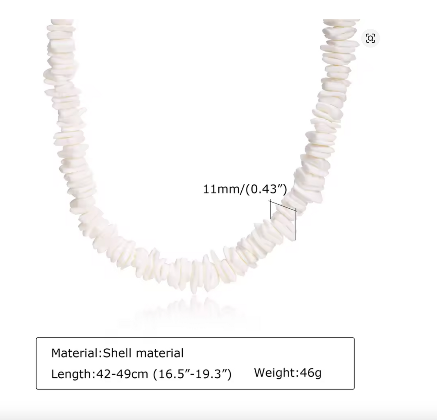 Isla Puka Shell Choker Necklace