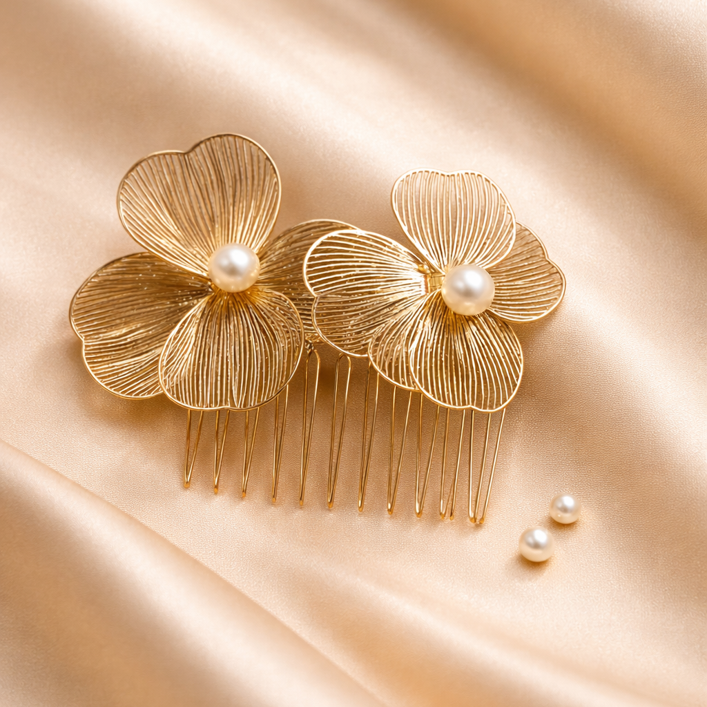 Celeste Pearl Hair Comb