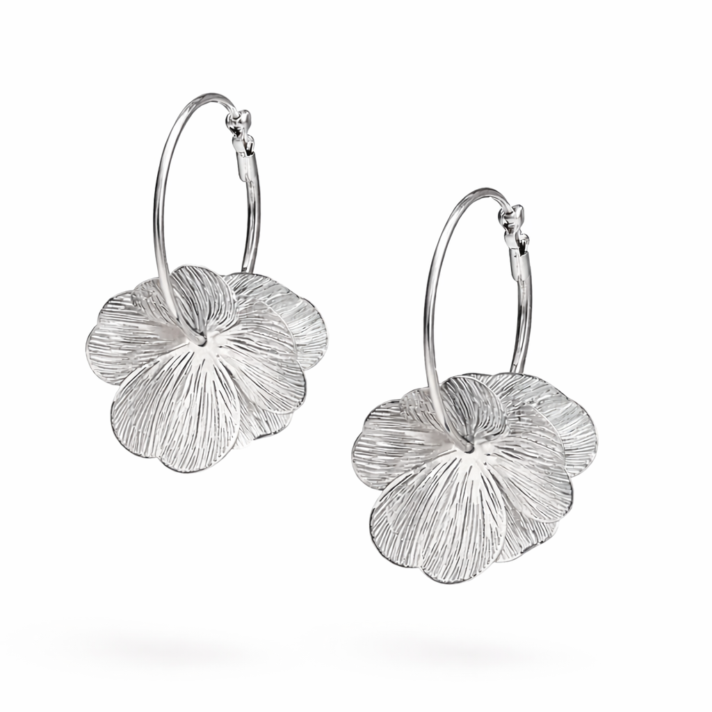 Bloom Hoop Earrings