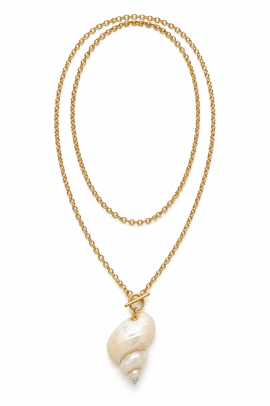 Maris Natural Shell Pendant Necklace