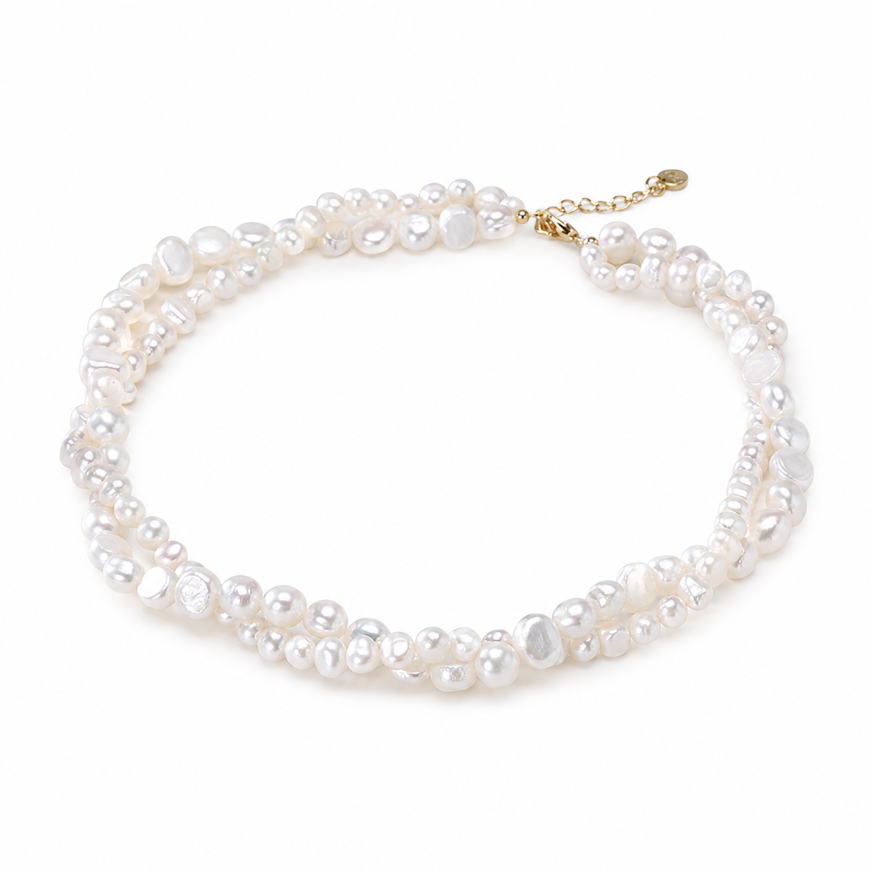Bianca Double Strand Pearl Necklace