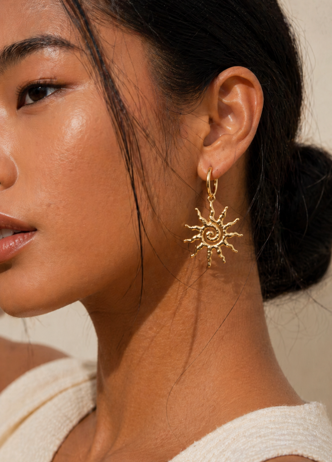 Sun Charm Jewelry Set