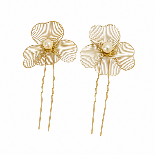 Celeste Gold Hair Pins