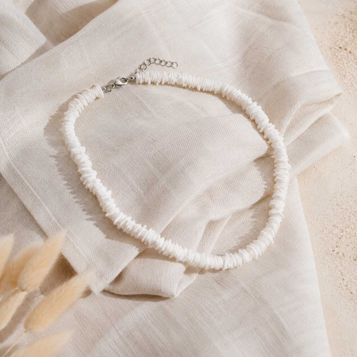 Isla Puka Shell Choker Necklace