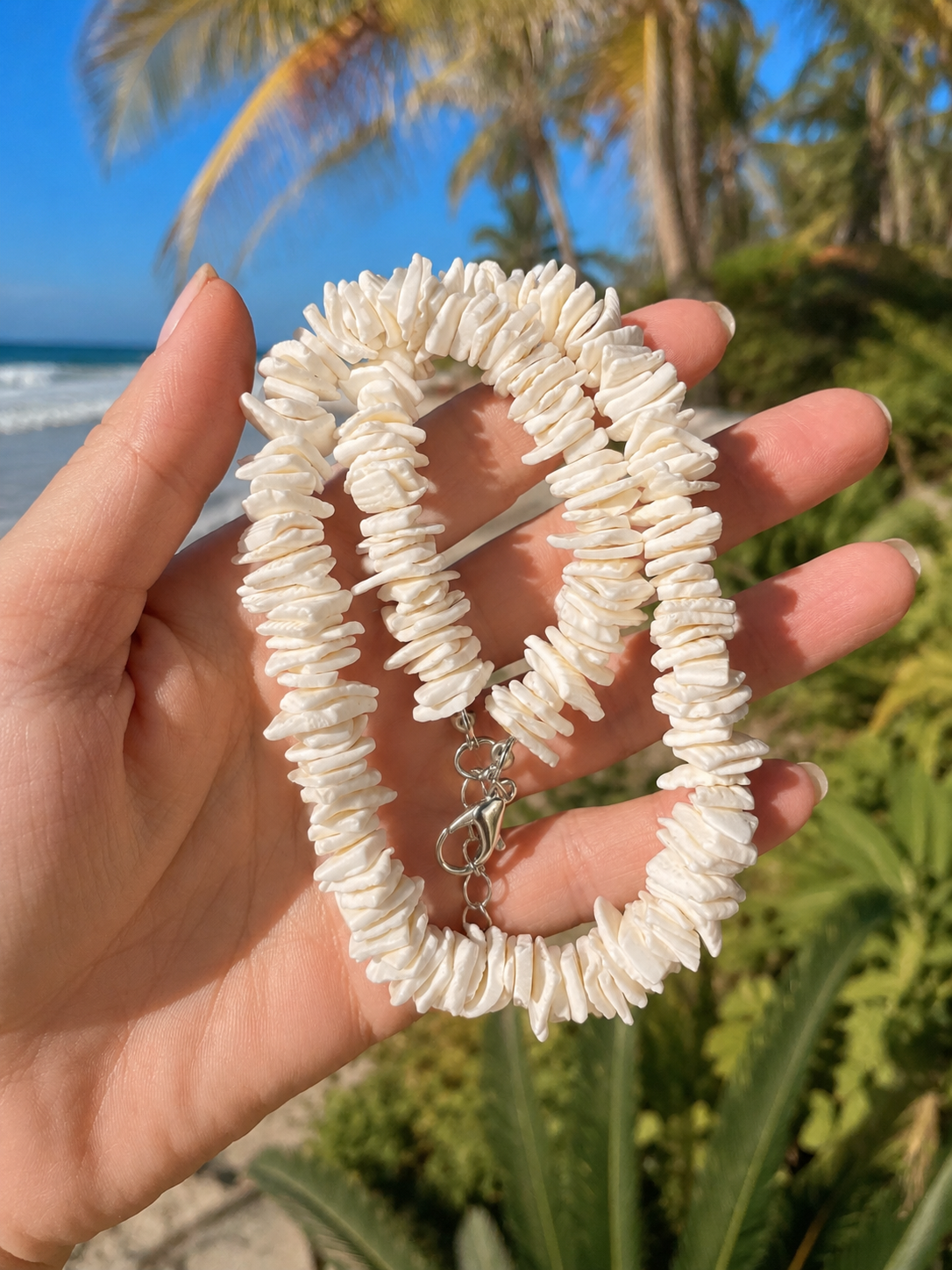 Isla Puka Shell Choker Necklace