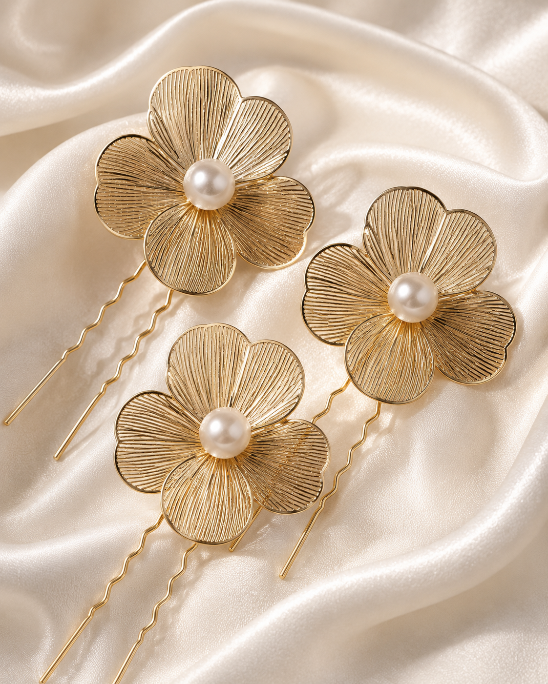 Celeste Gold Hair Pins