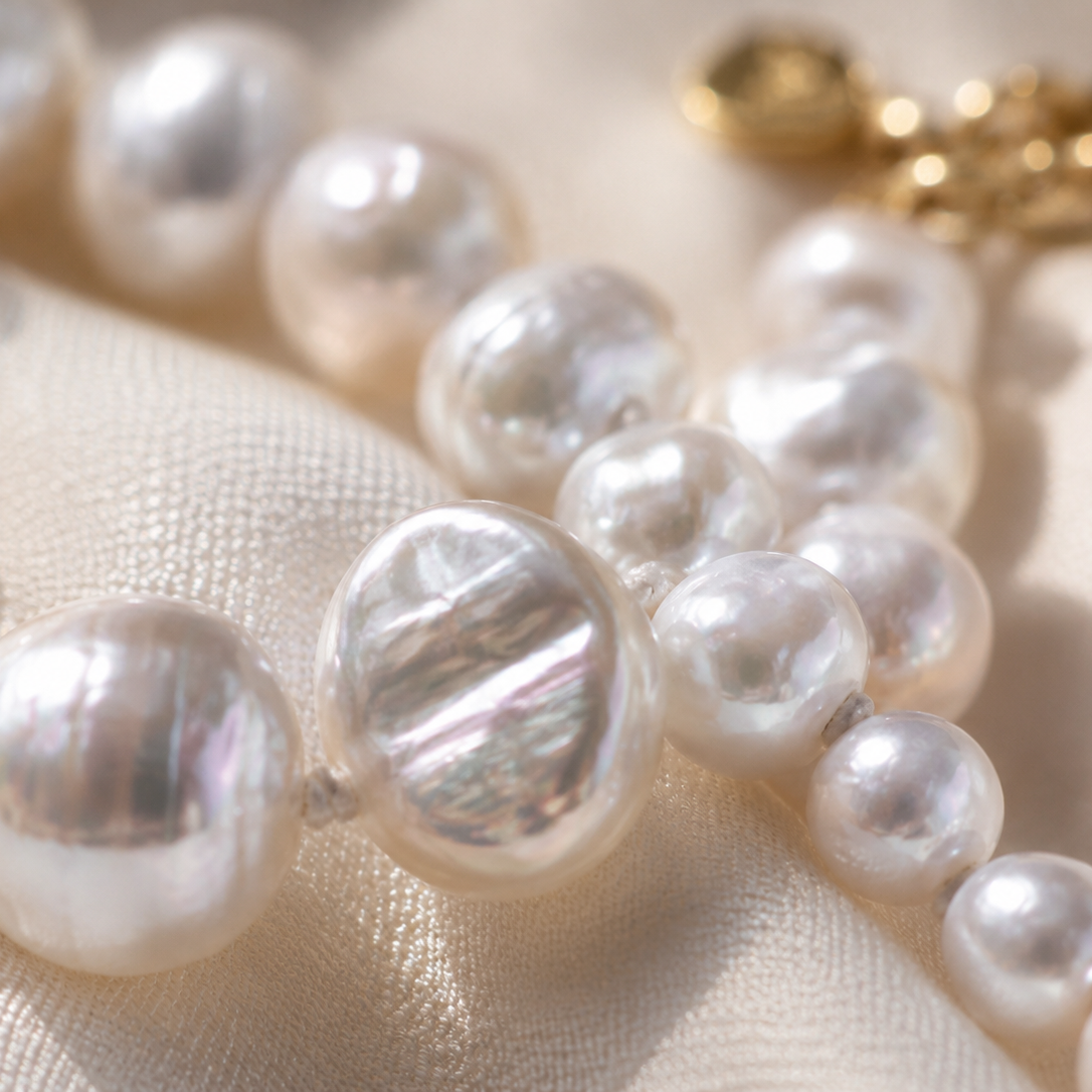 Bianca Double Strand Pearl Necklace