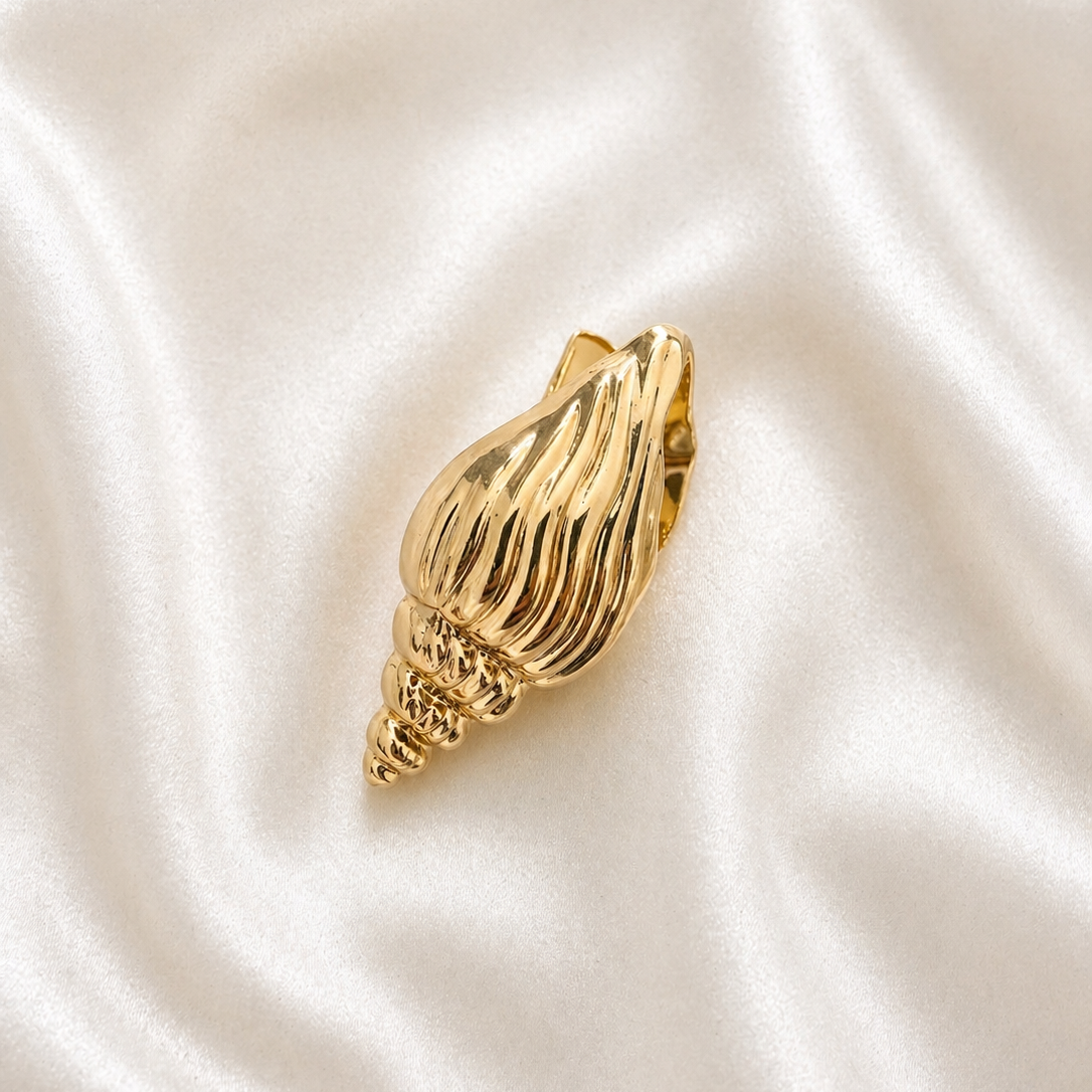 Gold Conch Clips