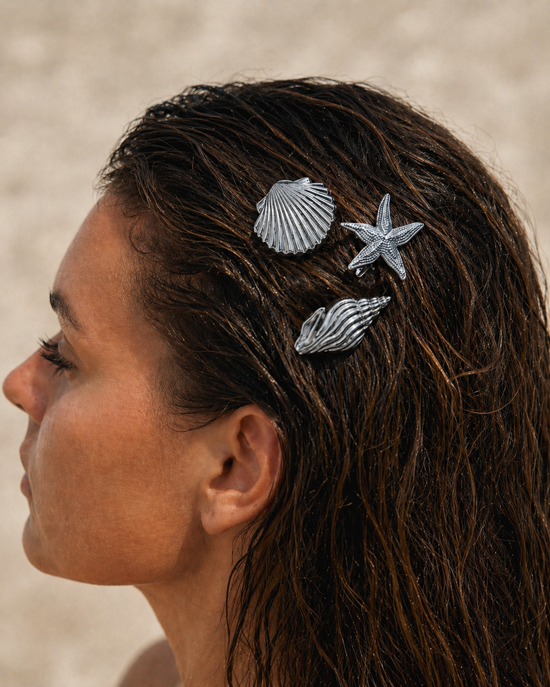 Beach Hair Clip Set