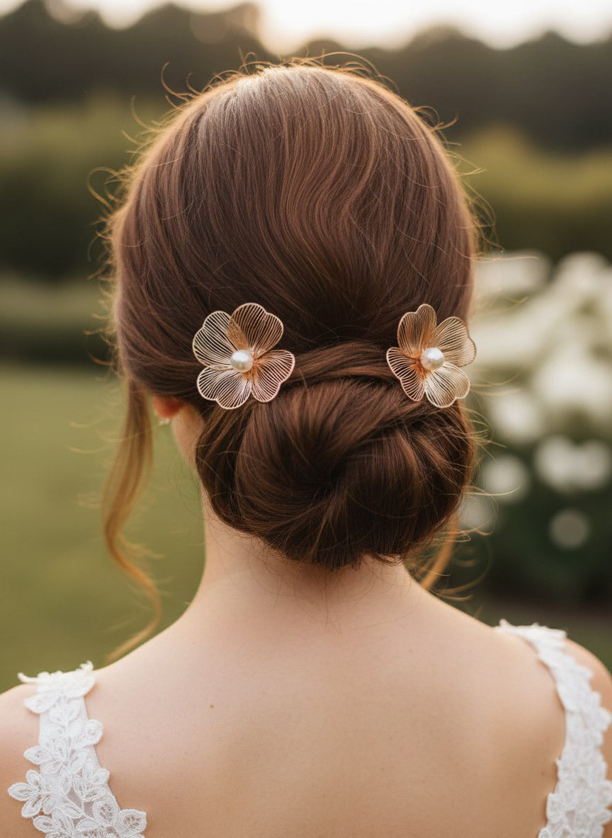 Celeste Gold Hair Pins