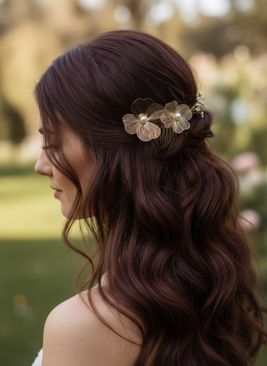 Celeste Pearl Hair Comb