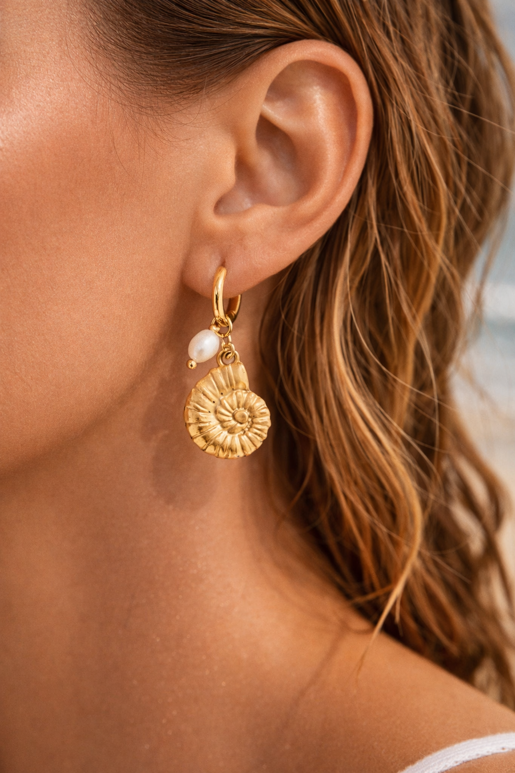 Charm Hoop Earrings