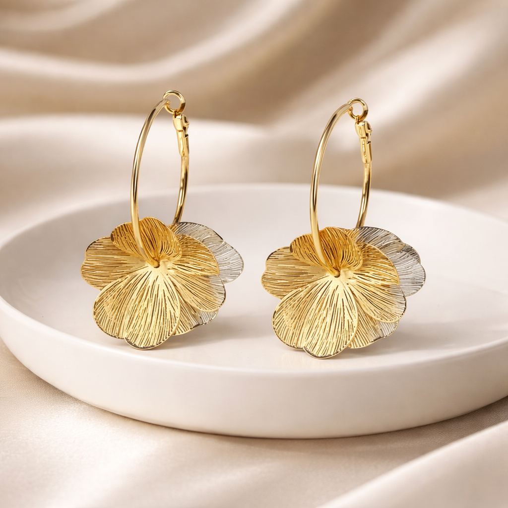 Bloom Hoop Earrings