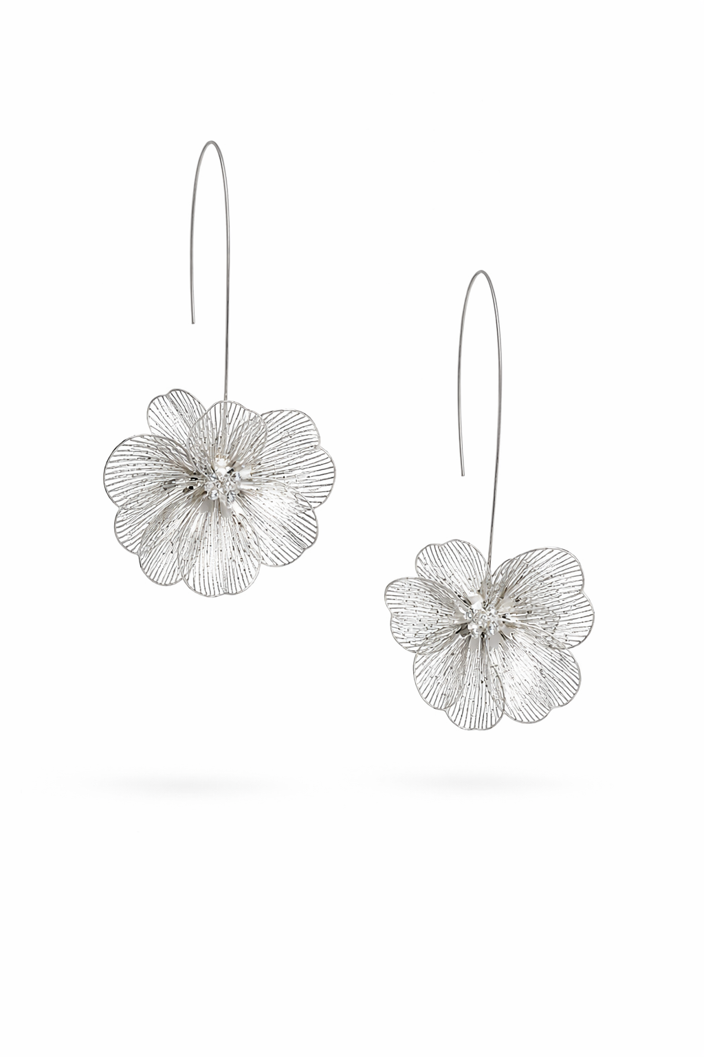 Floral Bloom Drop Earrings