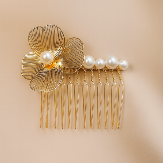 Celeste Pearl Hair Comb
